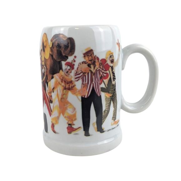 Vintage 1983 John Deere Circus Mug: Collectible Tractor Advertising Coffee Cup - Picture 6 of 6